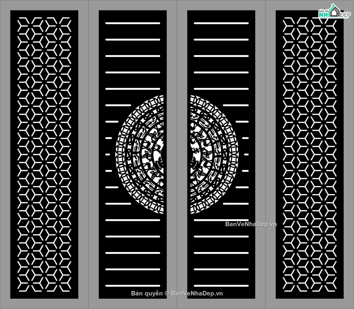 cổng 4 cánh cnc,cổng trống đồng cnc,cổng trống đồng